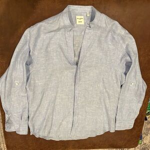 Men's Light Blue Casual Button Down Shirt